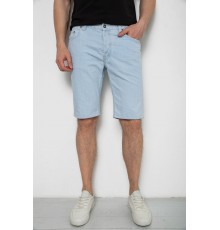 Шорти чоловічі джинсові, колір світло-блакитний, 238R2025
