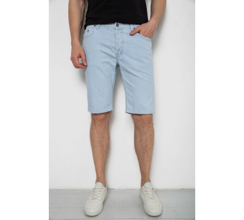 Шорти чоловічі джинсові, колір світло-блакитний, 238R2025