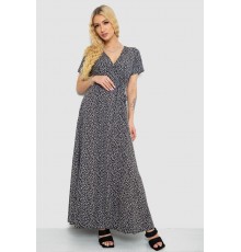 Сарафан із принтом на запах, колір чорно-бежевий, 241R182