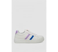 Кеди жіночі, колір біло-бузковий, 248R100