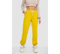 Спортивные штаны женские, цвет горчичный, 247R4670