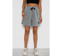 Шорты женские с принтом, цвет серый, 238R120