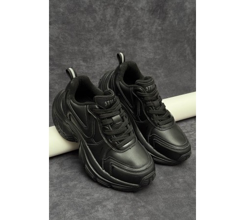 Кросівки жіночі демісезонні, колір чорний, 248RCX1520