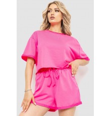 Костюм жіночий повсякденний, колір рожевий, 102R327