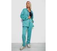 Спортивный костюм женский, цвет бирюзовый, 238R114-1