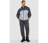 Спорт костюм чоловічий, колір темно-сірий, 244R9133