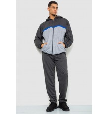 Спорт костюм чоловічий, колір темно-сірий, 244R9133