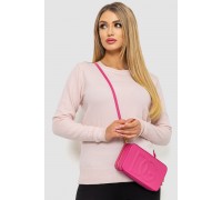 Кофта жіноча однотонна повсякденна, колір світло-рожевий, 244R2033