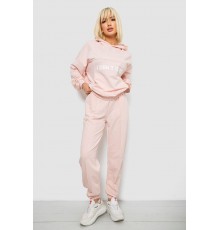 Спортивний костюм жіночий з принтом, колір пудровий, 244R1059AG