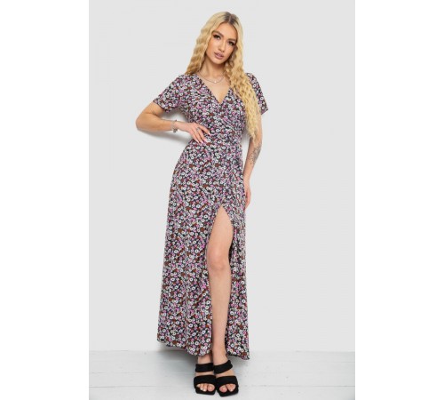 Сарафан із принтом на запах, колір різноколір, 241R180