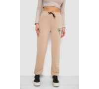 Спортивні штани жіночі, колір бежевий, 238R121