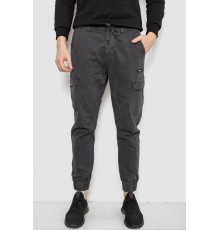 Штани чоловічі однотонні, колір сірий, 244R1693