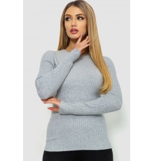 Кофта жіноча однотонна, колір світло-сірий, 244R2031