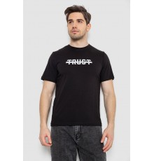 Футболка чоловіча з принтом, колір чорний, 241R1902