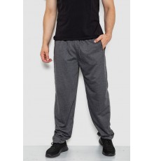 Спорт штани чоловічі, колір темно-сірий, 244R41250