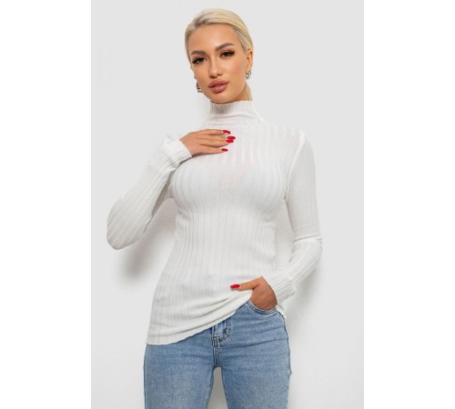 Гольф женский однотонный, цвет белый, 204R040