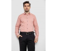 Сорочка чоловіча однотонна, колір пудровий, 186R2066