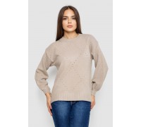 Светр жіночий, колір бежевий, 244R2026-8
