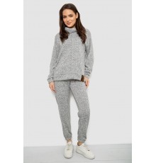 Костюм жіночий повсякденний, колір сірий, 257R123