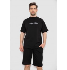 Костюм чоловічий повсякденний, колір чорний, 238R1569