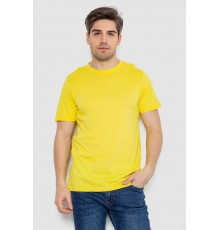 Футболка чоловіча базова білизняна, колір жовтий, 244R121