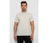 Футболка мужская однотонная, цвет кремовый, 238R155