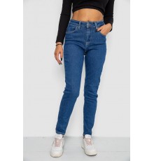 Джинси жіночі Mom-fit стрейч, колір синій, 244R1132 Джинси жіночі Mom-fit стрейч, колір синій, 244R1132