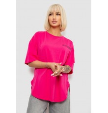 Футболка женская с принтом, цвет розовый, 244R2017