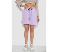 Шорти жіночі однотонні, колір світло-бузковий, 238R57907