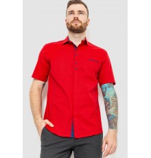 Рубашка мужская классическая, цвет красный, 214R7126