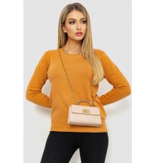 Кофта жіноча однотонна повсякденна, колір темно-бежевий, 244R2033