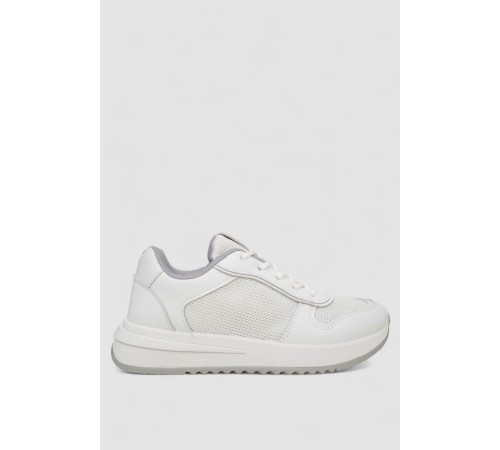 Кроссовки женские, цвет бело-серый, 248RG70