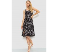 Сарафан з принтом, колір чорний, 102R333-1