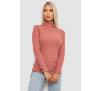 Гольф женский однотонный в рубчик, цвет коралловый, 238R803