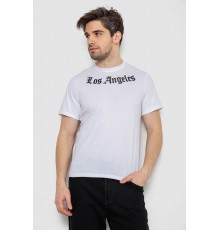 Футболка чоловіча з принтом, колір білий, 241R1904