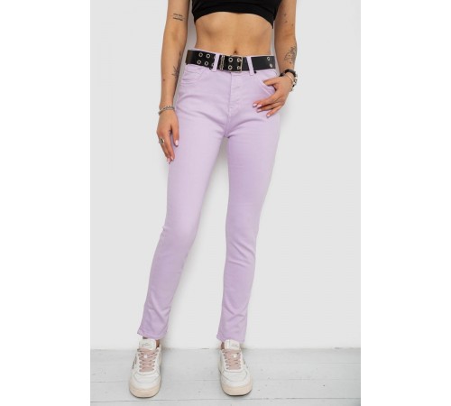 Джинси жіночі, колір бузковий, 182R001