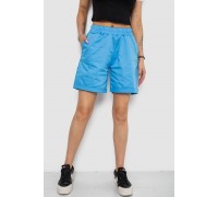 Шорты женские однотонные, цвет голубой, 238R315