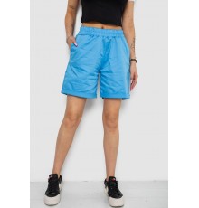 Шорти жіночі однотонні, колір блакитний, 238R315