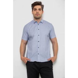 Рубашка мужская с коротким  рукавом, цвет серый, 214R6917-16