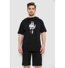 Костюм чоловічий повсякденний, колір чорний, 238R1575