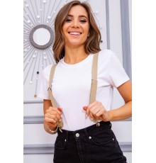 Жіночі підтяжки для штанів, бежевого кольору, 196R25Y01-1