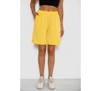 Шорты женские однотонные, цвет светло-желтый, 238R57820