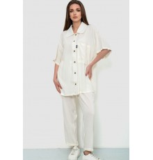 Костюм жіночий, колір молочний, 102R5227