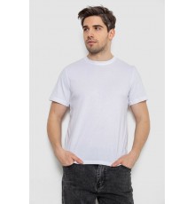 Футболка чоловіча з принтом, колір білий, 241R1907