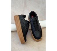 Кросівки жіночі демісезонні, колір чорно-бежевий, 248RCX1590