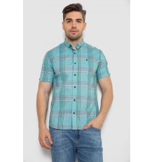 Сорочка чоловіча в смужку, колір м'ятний, 214R841