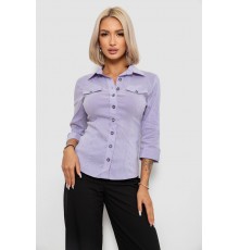 Сорочка класична в смужку, колір бузковий, 230R643
