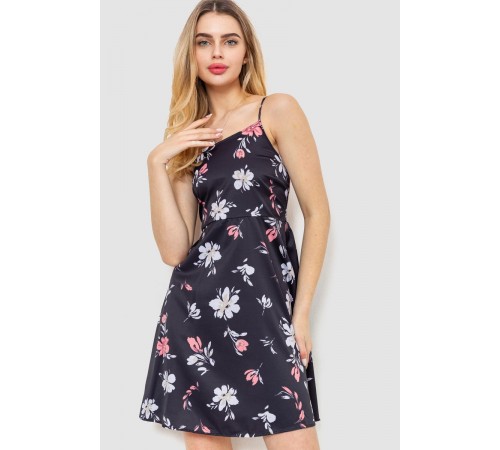 Сарафан с принтом, цвет черно-серый, 129R1056