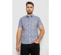 Сорочка чоловіча з принтом, колір синій, 214R6917-8