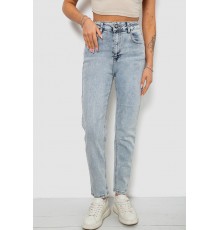 Джинси жіночі однотонні Battal Mom, колір світло-блакитний, 244R009